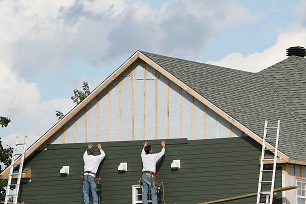 Professional Siding Contractor technician working in Canton, CT